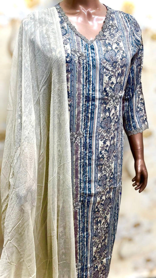 FLORAL EMB COTTON STITCHED COLLECTION