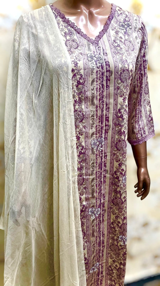 FLORAL EMB COTTON STITCHED COLLECTION