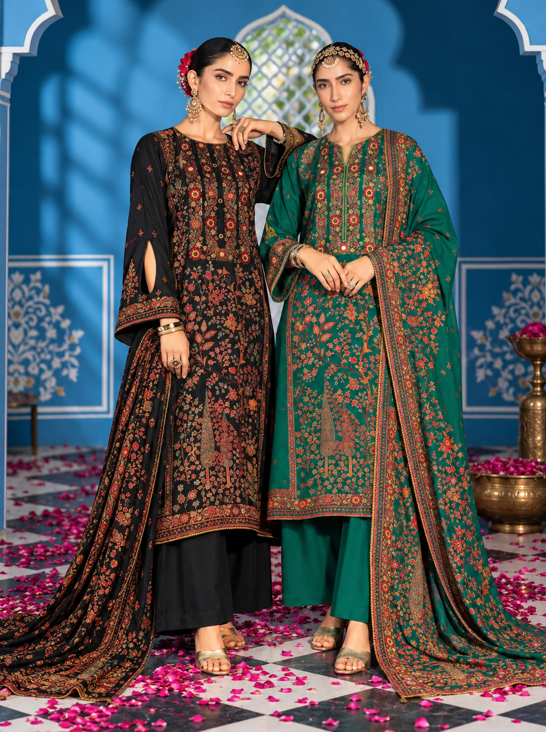 Nazm Floral Muslin Edit | 6901-6903