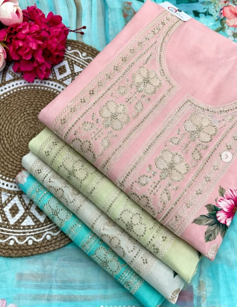 Banarsi Touch On Pure Muslin | 2201 - 2204