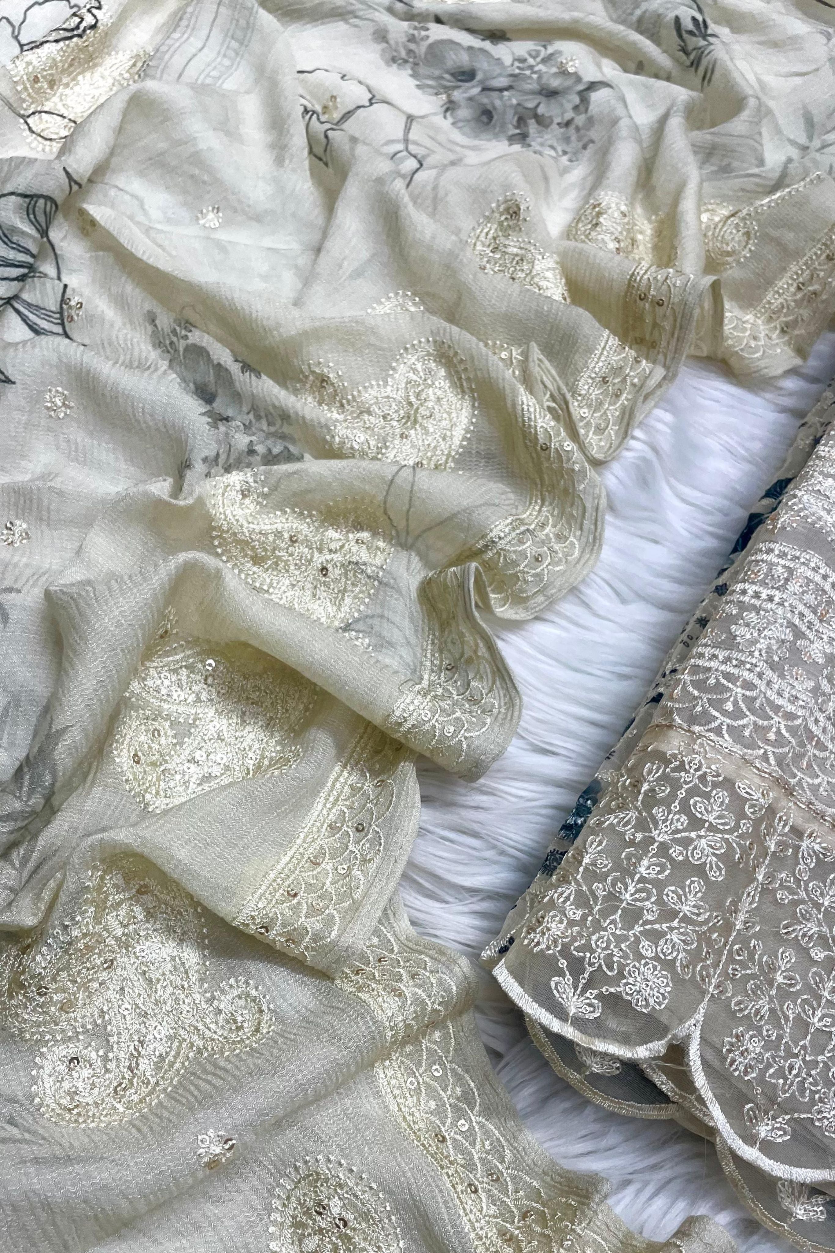 Monochrome Grace: Organza Edition