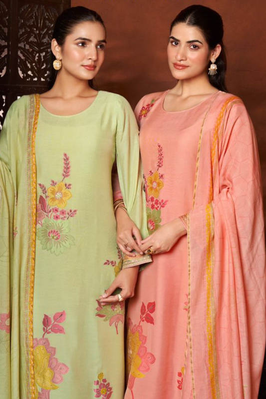 Royal Jacquard Muslin Ensemble