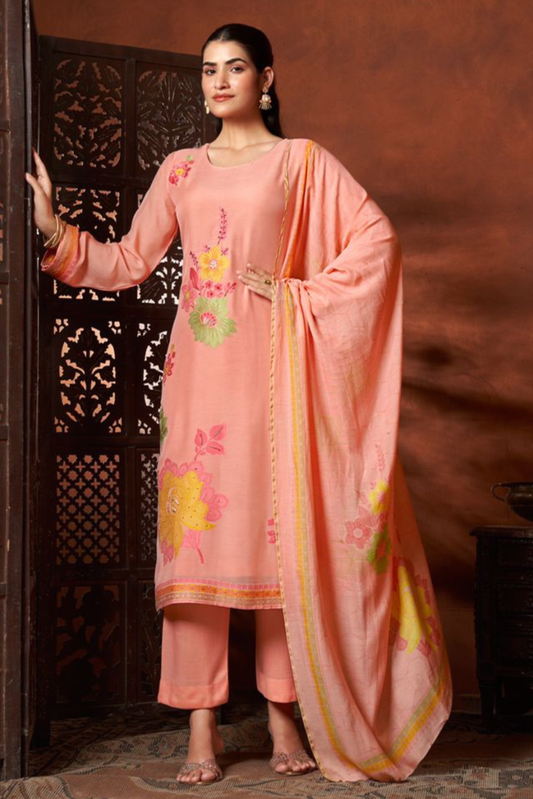 Royal Jacquard Muslin Ensemble