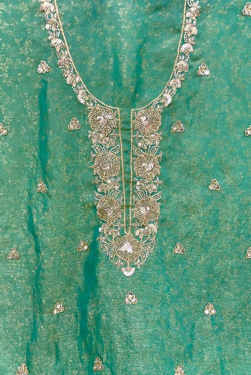 Elegant Shimmer Organza Designer Set | 01