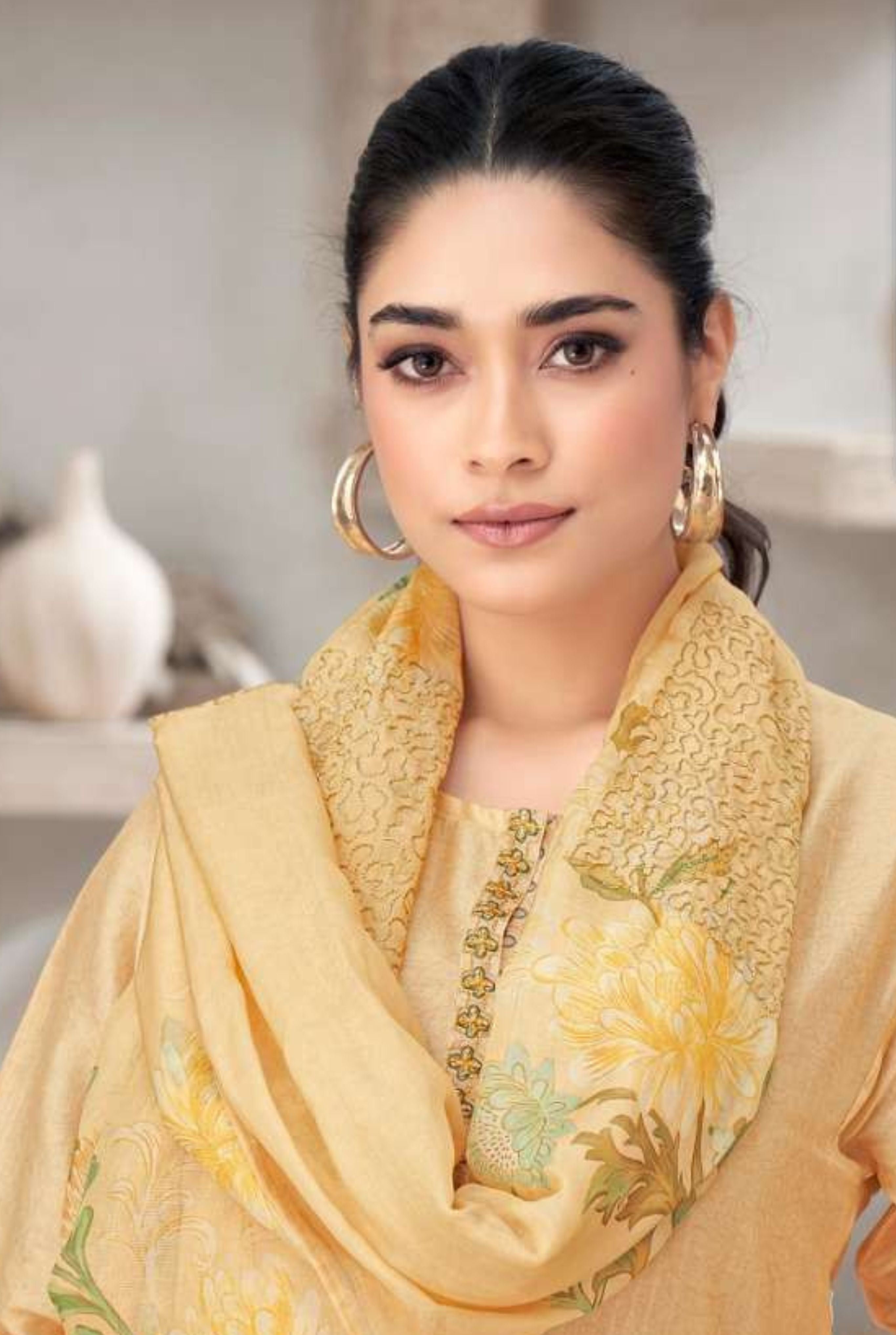 Luxury Muslin Silk Set | 6589