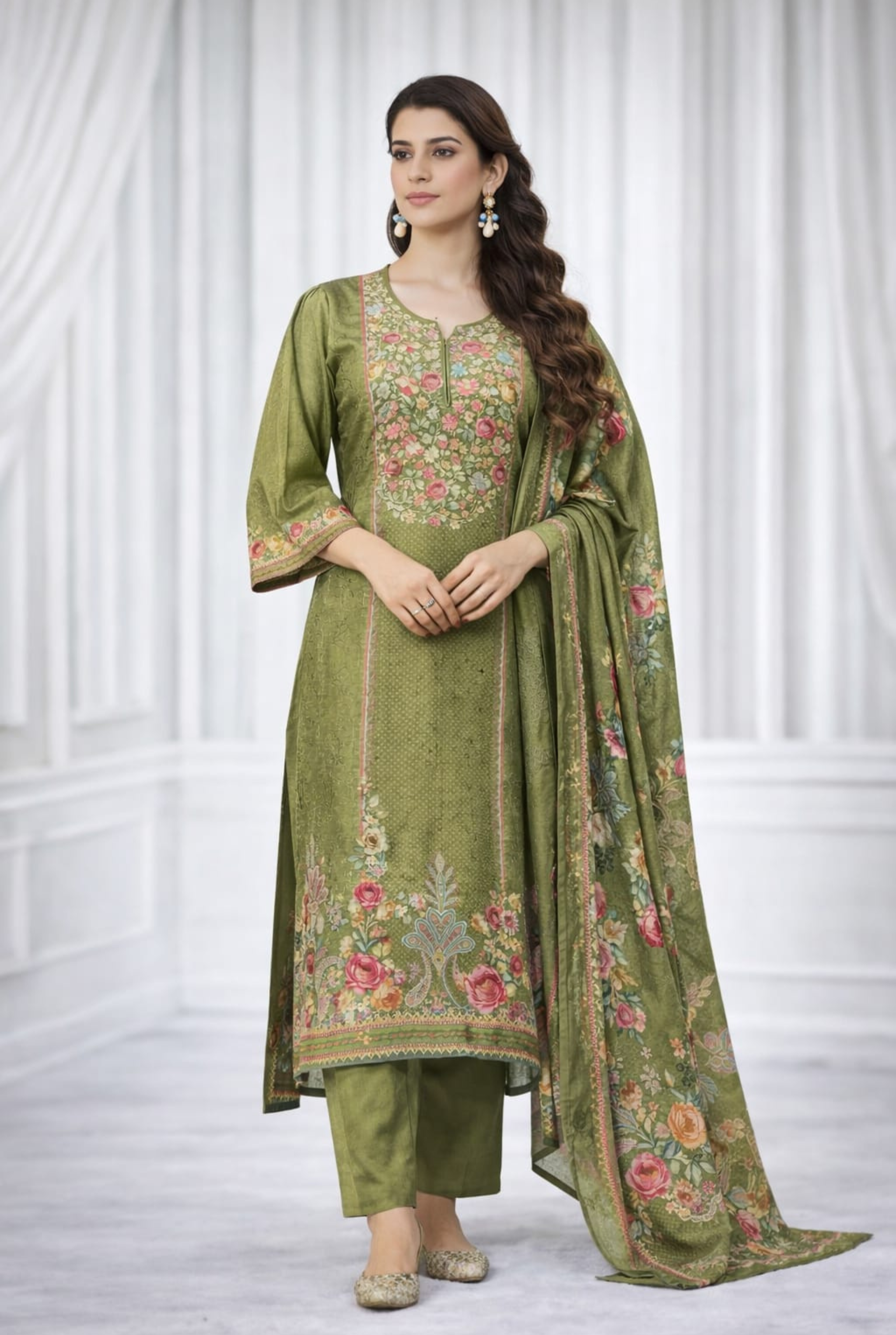 Floral Embroidered Muslin Edition | 1101 - 1104