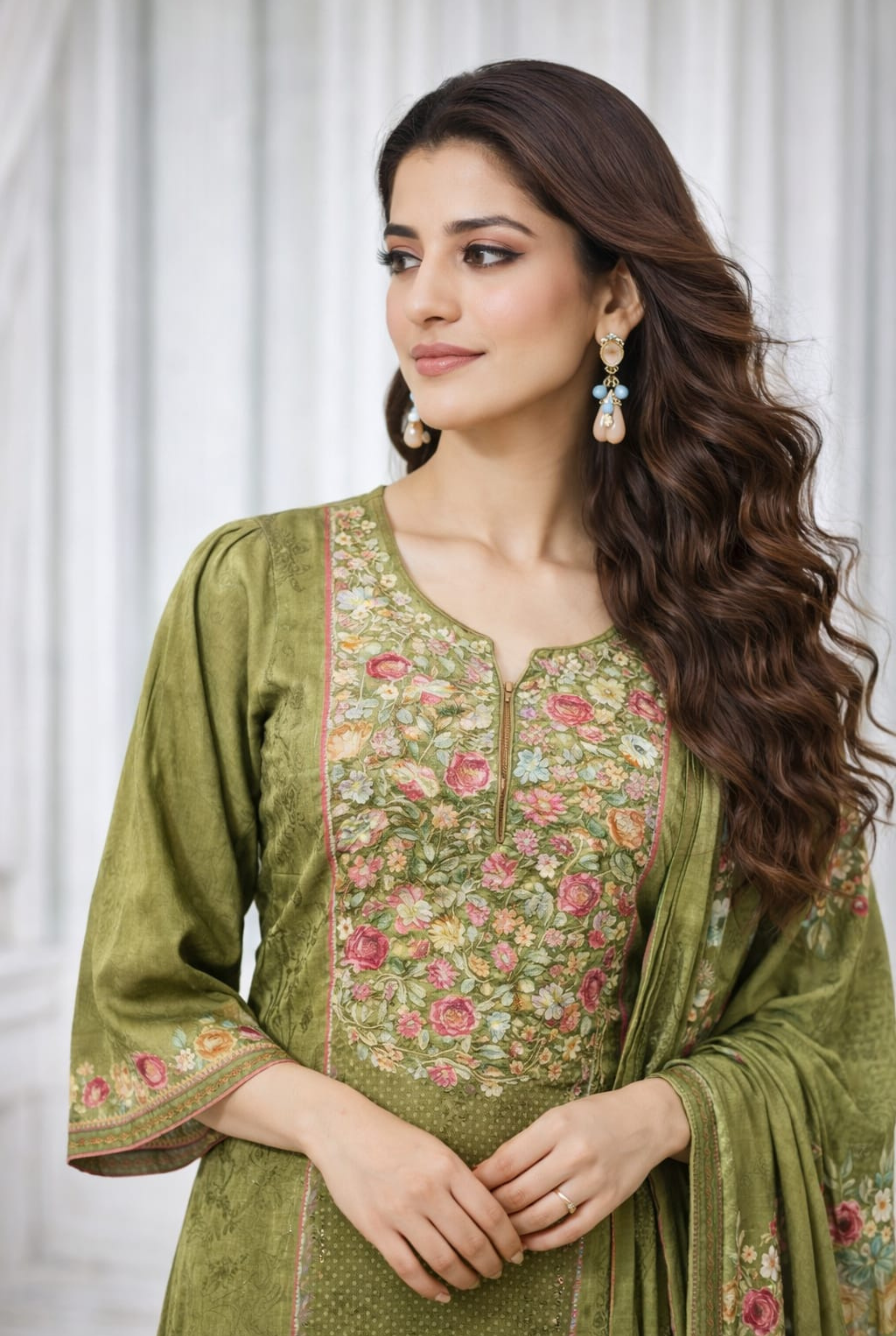Floral Embroidered Muslin Edition | 1101 - 1104