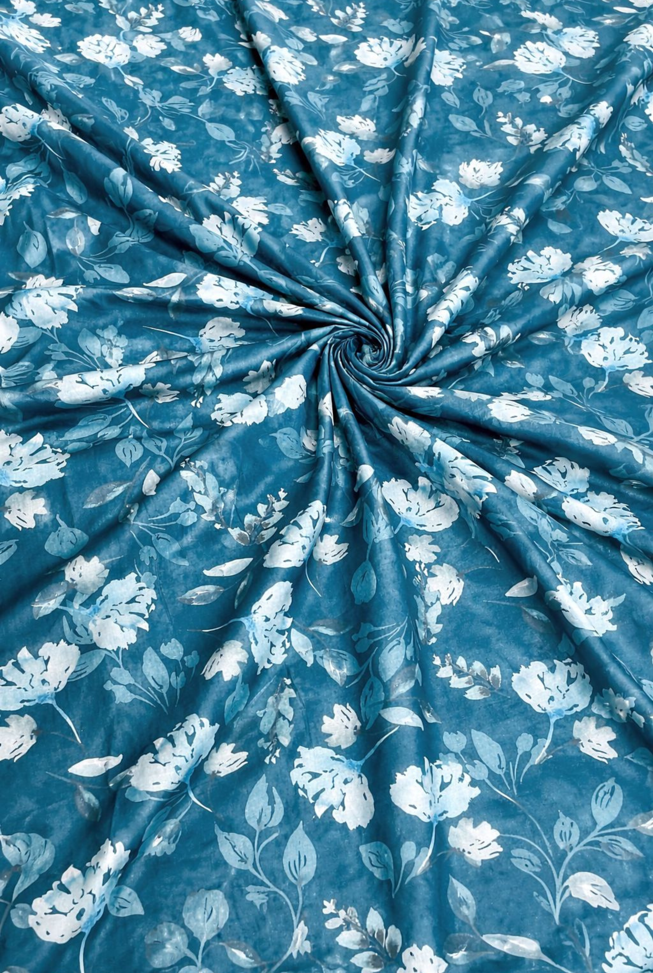 Teal Aura Embroidered Cotton Series | 1401