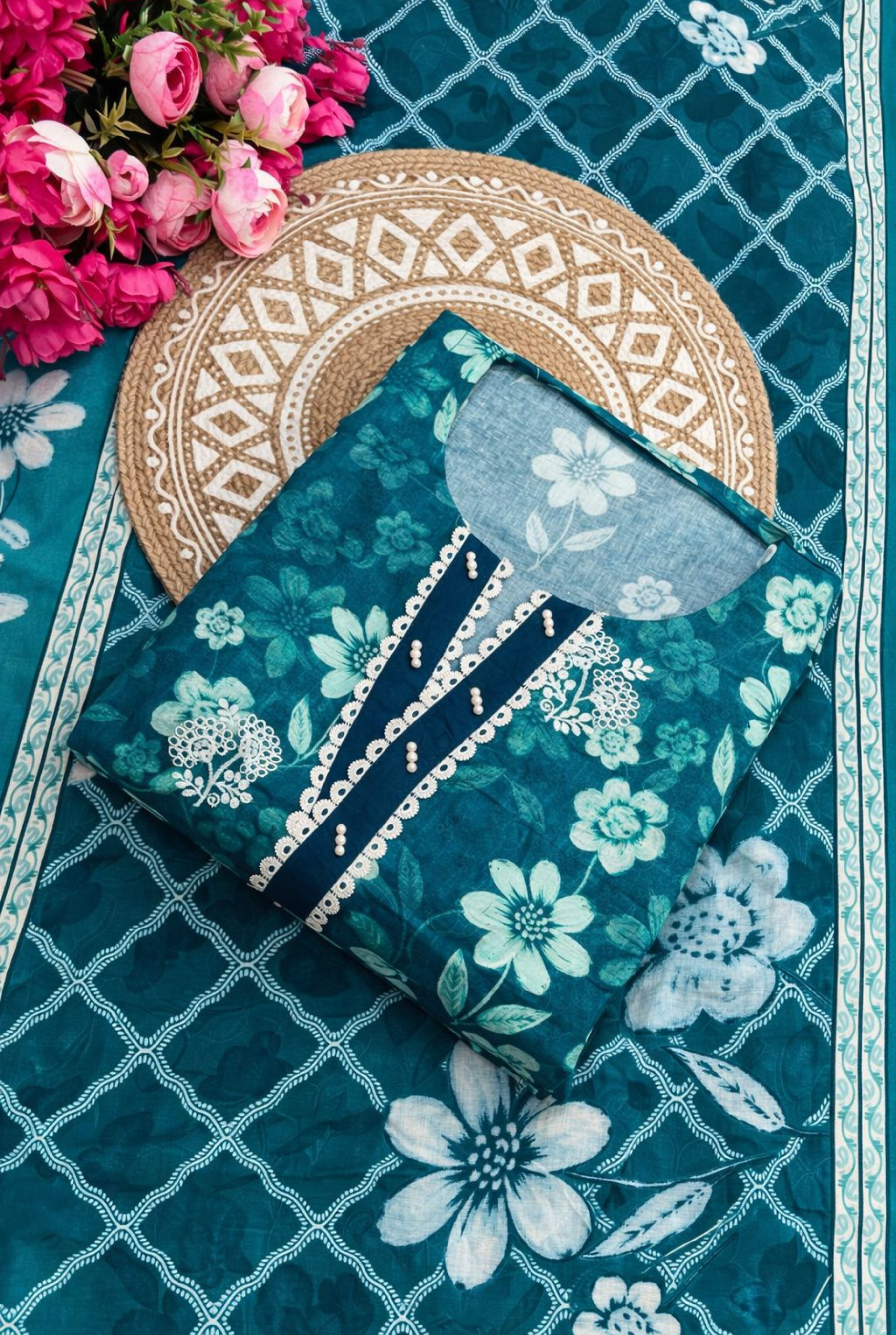 Refined Weave Embroidered Cotton Series | 1201 - 1204
