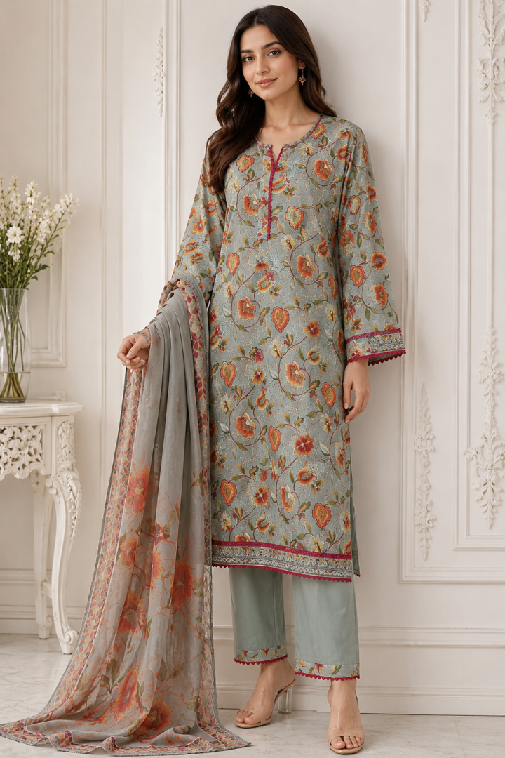 Gul-e-Shama Cotton Set | 1101