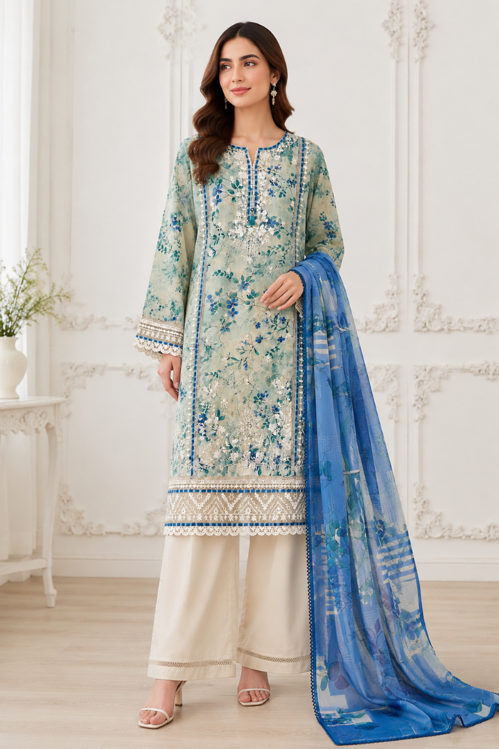 The Luxurious Lawn Edit | 6502