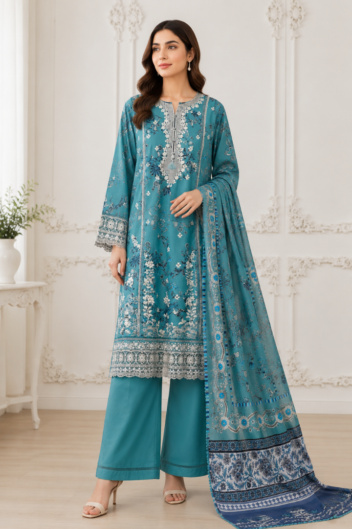 The Luxurious Lawn Edit | 6505