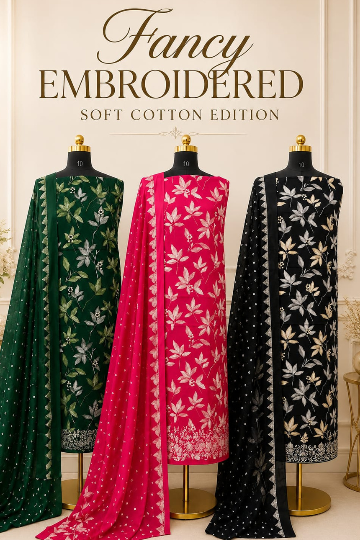 Fancy Embroidered Soft Cotton Edition | 2021-2023