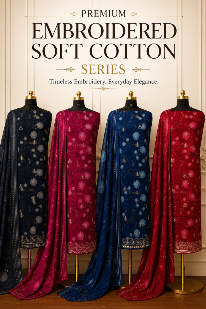 Premium Embroidered Soft Cotton Series | 2031-2033
