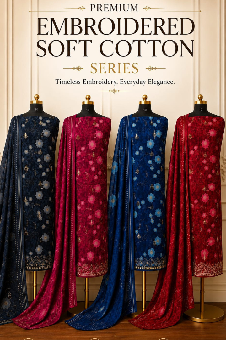 Premium Embroidered Soft Cotton Series | 2031-2033