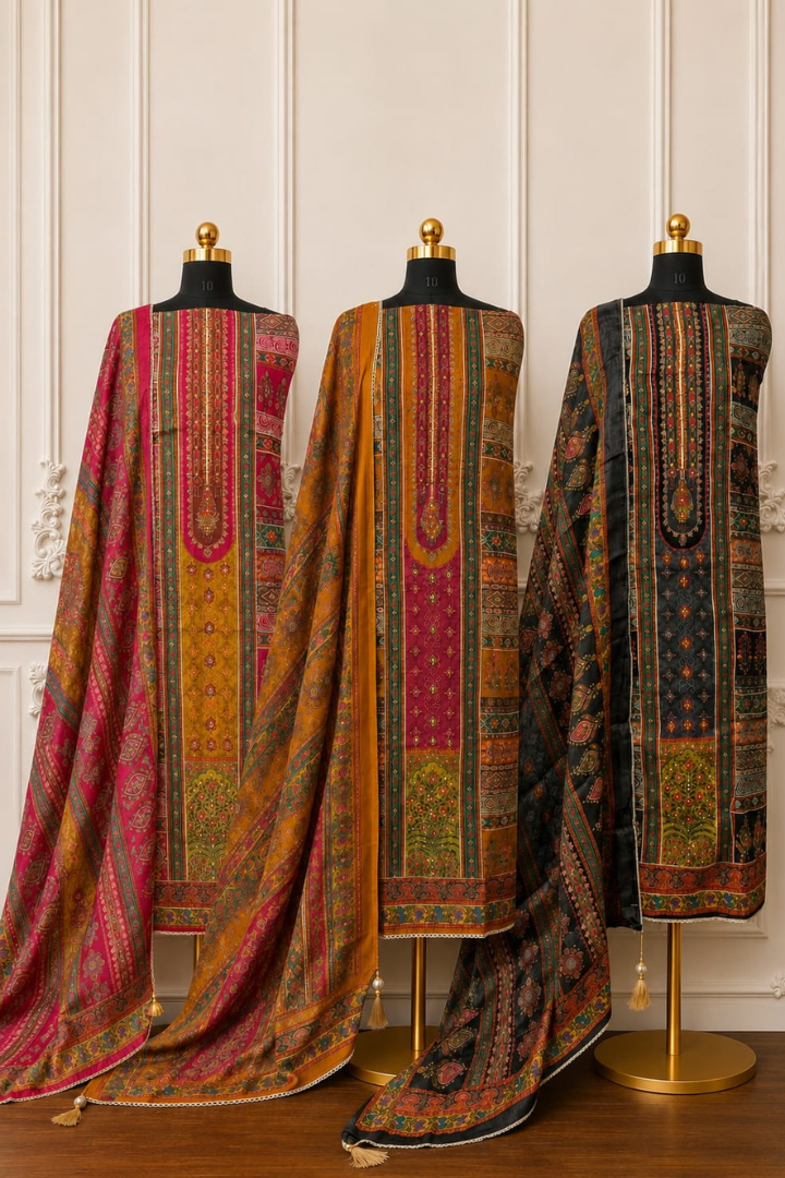 The Premium Gulrez Muslin Collection | 614-615