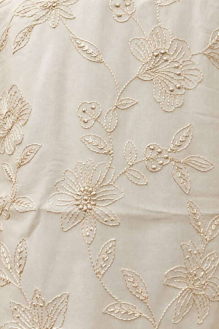 The Ivory charm Cotton Suit | 2200