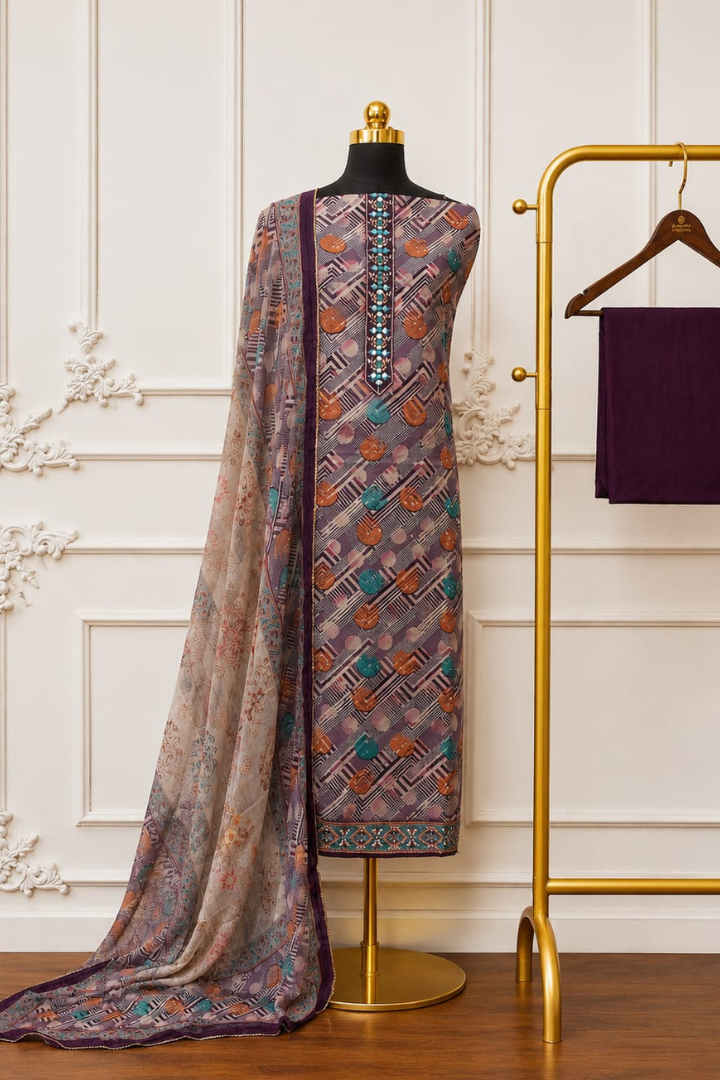 The Premium Gulrez Muslin Collection | 604-606