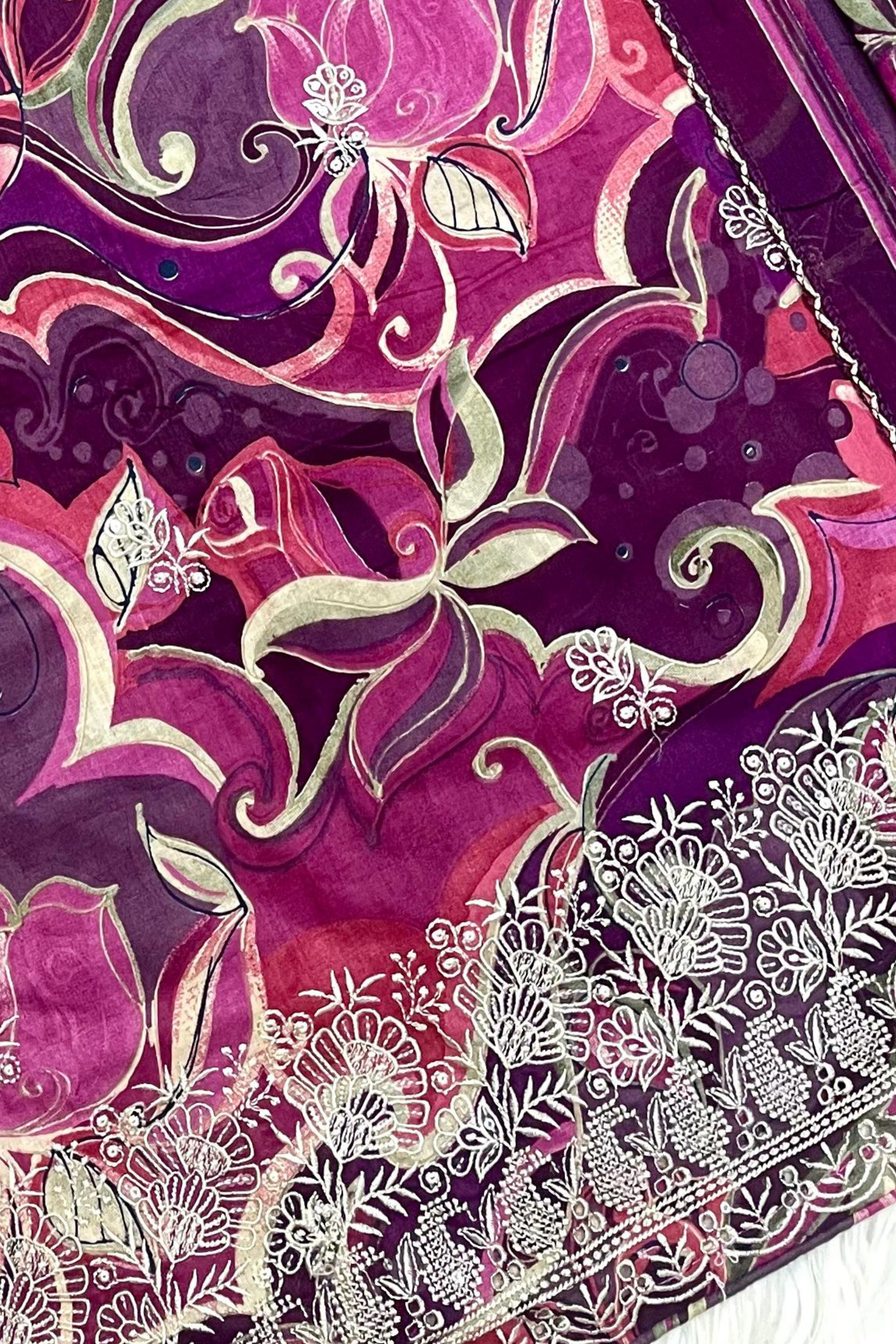 CAMBRIC LAWN CUTWORK EMBROIDERED PERFECTION | 0073