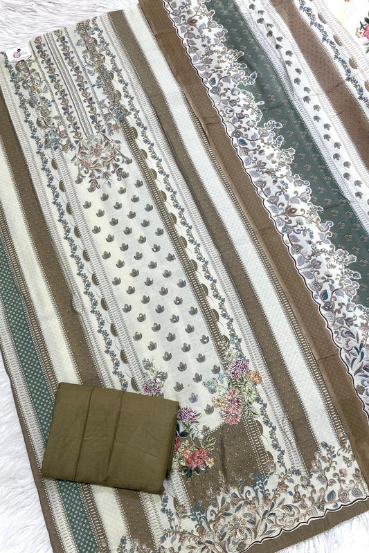 PREMIUM MUSLIN THREAD EMBROIDERED PERFECTION | 0989