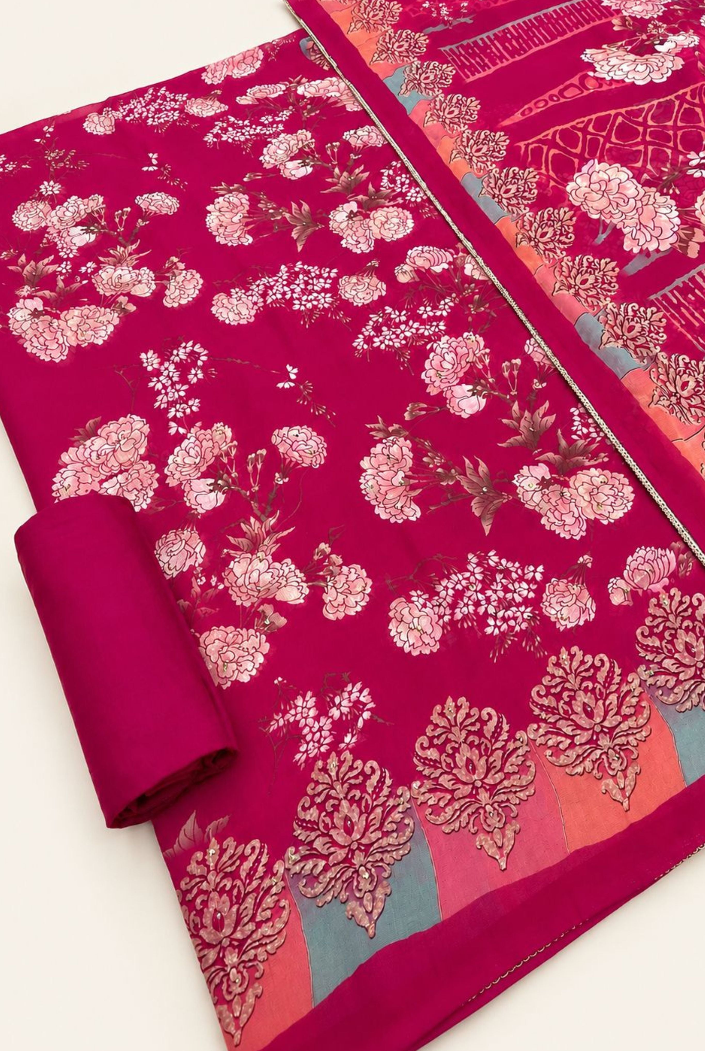 Soft Botanical Peony Pattern | 6604 - 6606
