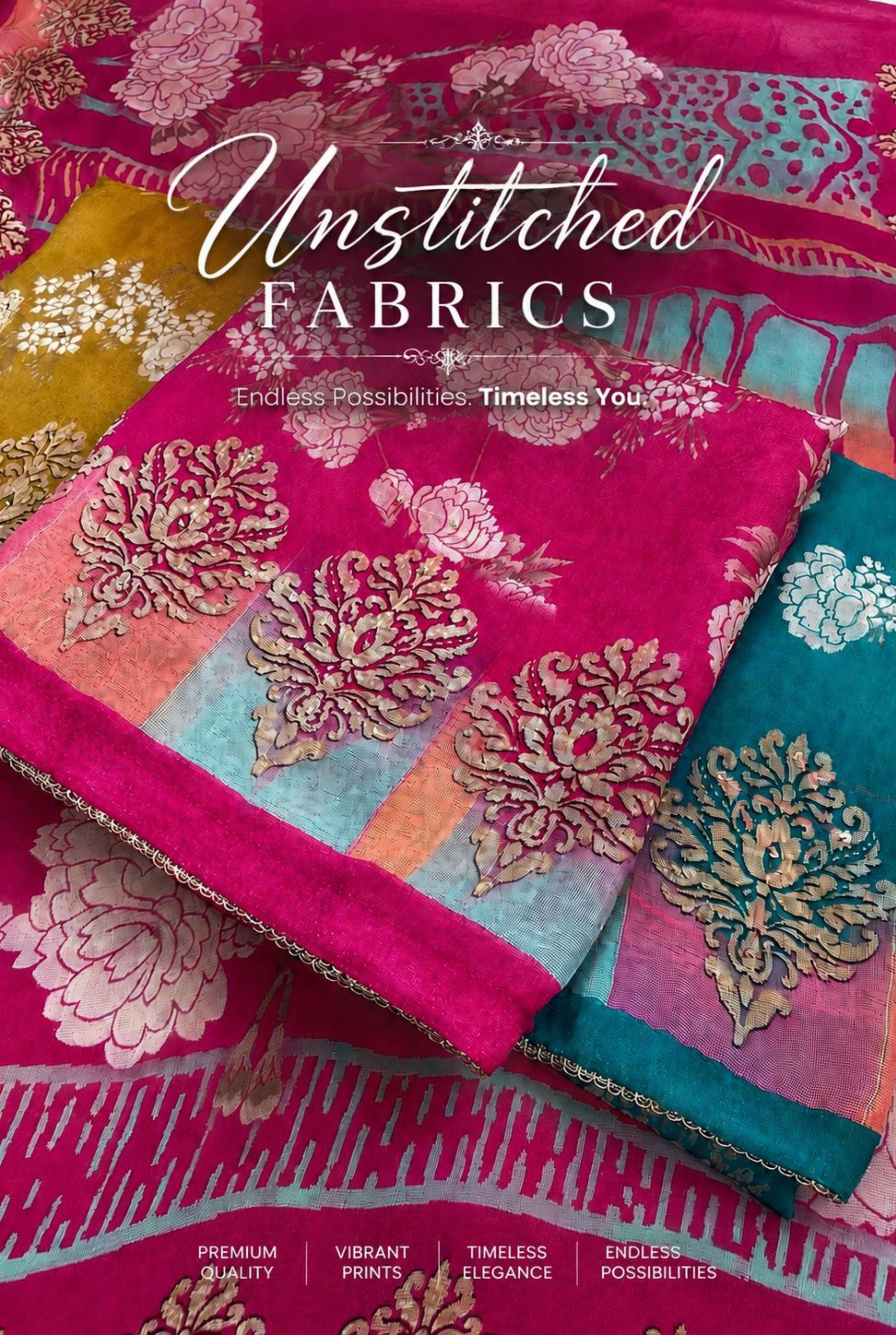 Soft Botanical Peony Pattern | 6604 - 6606