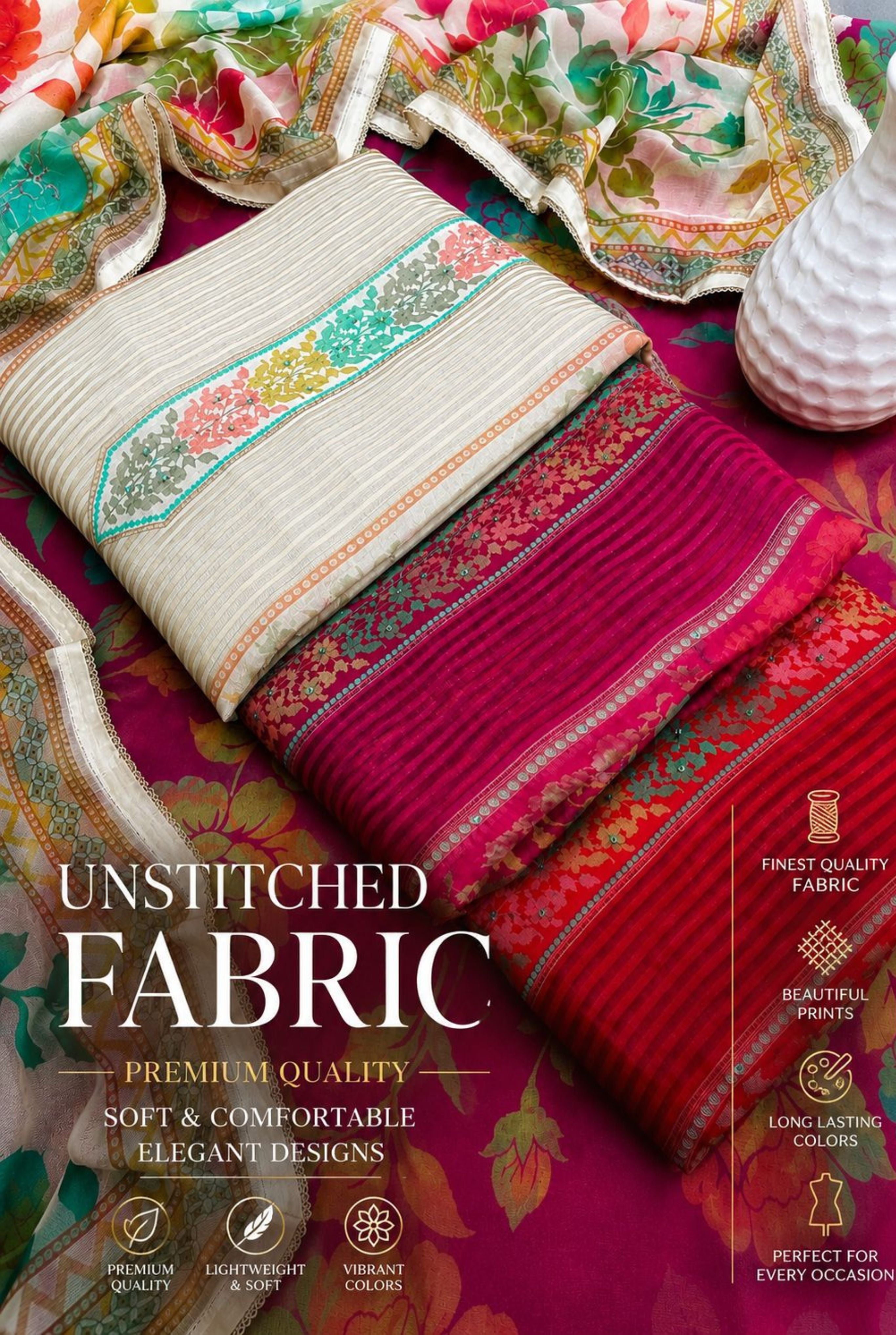 Ethereal Rainbow Floral series | 7701-7703