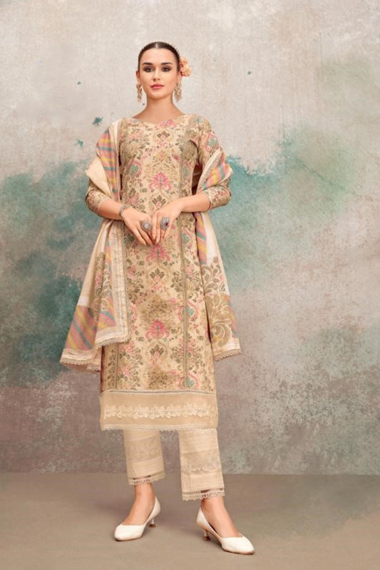KHADI COTTON EMBROIDERED COLLECTION | 73216-C