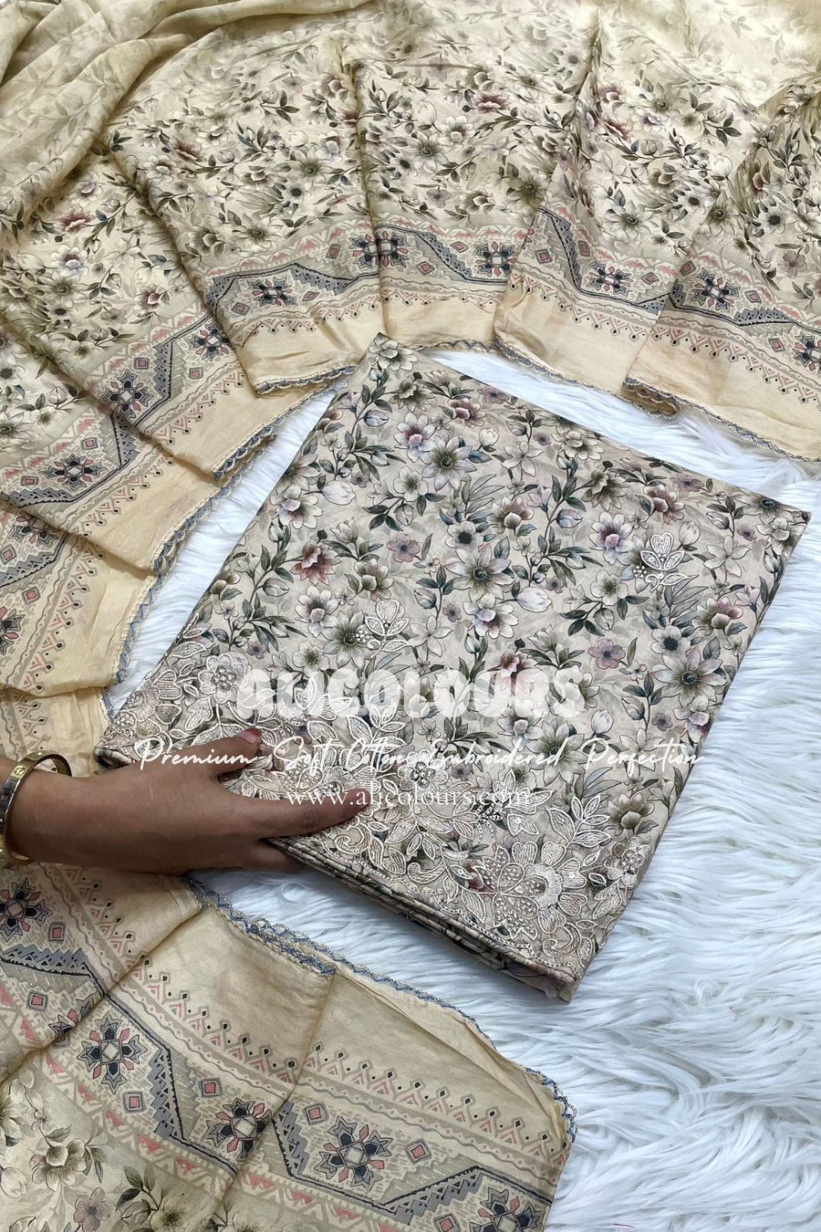 EXCLUSIVE EMBROIDERED LUXURIOUS SOFT COTTON PERFECTION