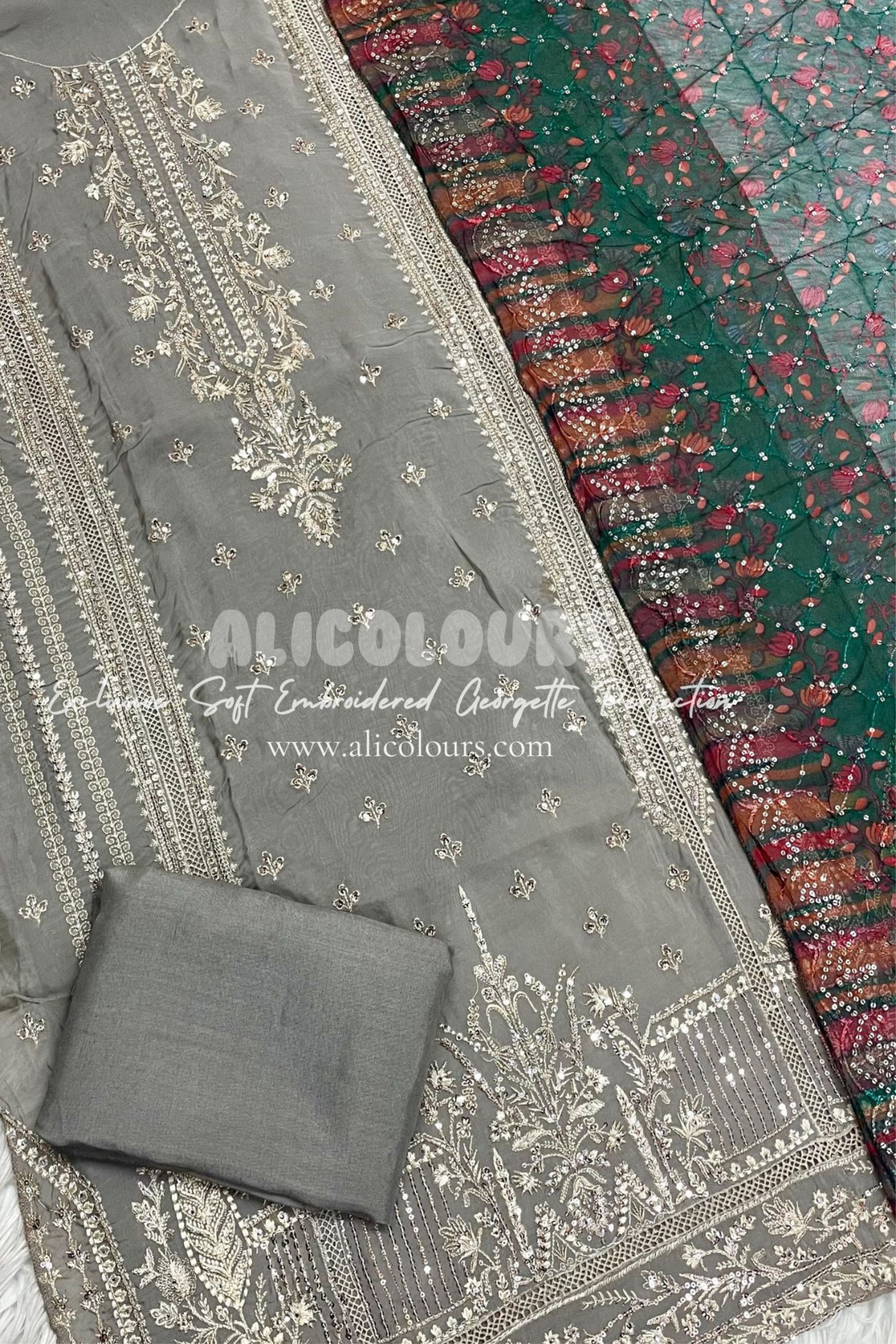 Elegance Georgette Ensemble| 001