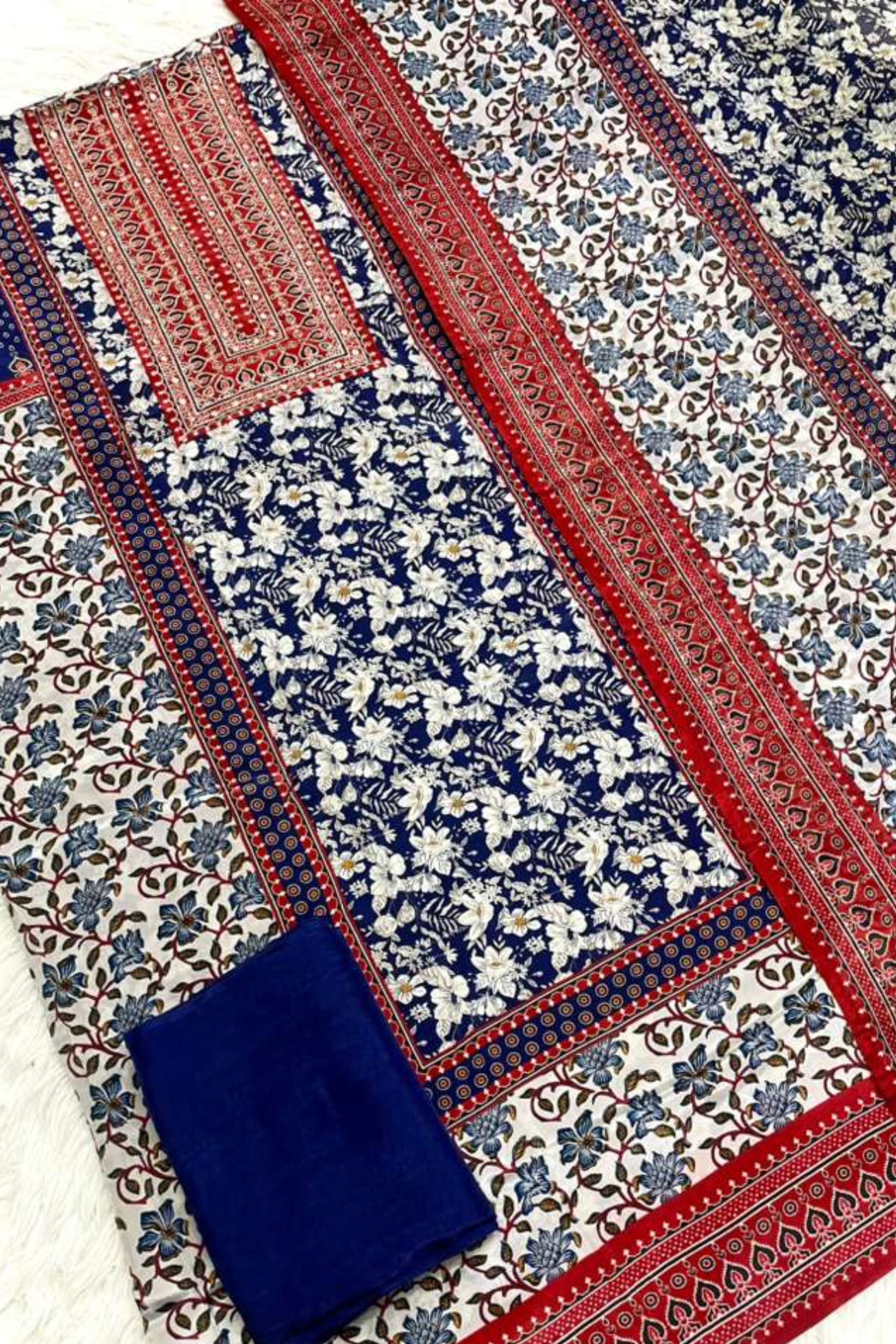 Royal Touch: Embroidered Crepe Series