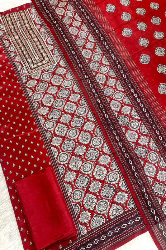 Royal Touch: Embroidered Crepe Series