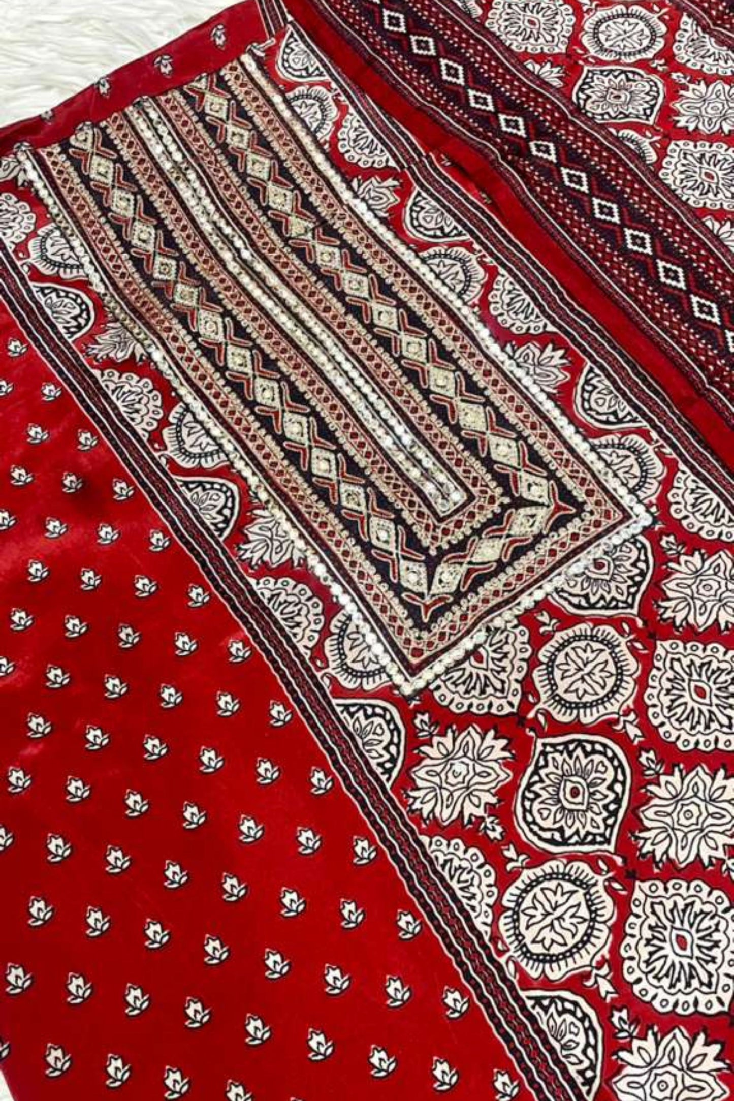 Royal Touch: Embroidered Crepe Series