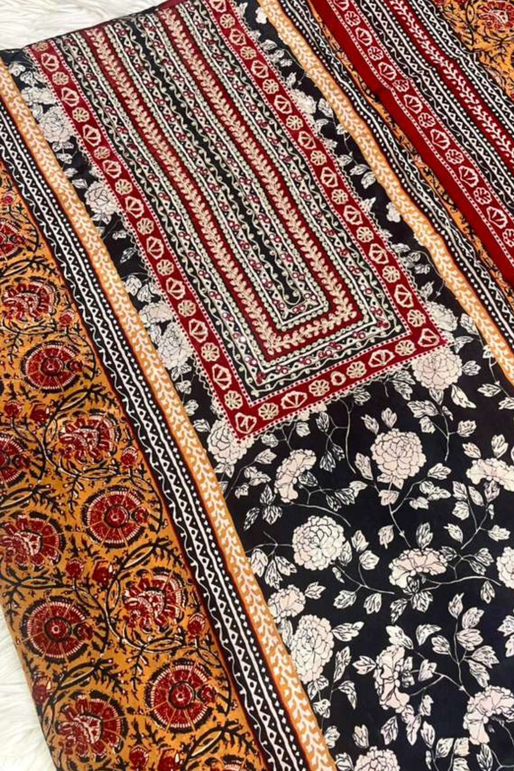 Royal Touch: Embroidered Crepe Series