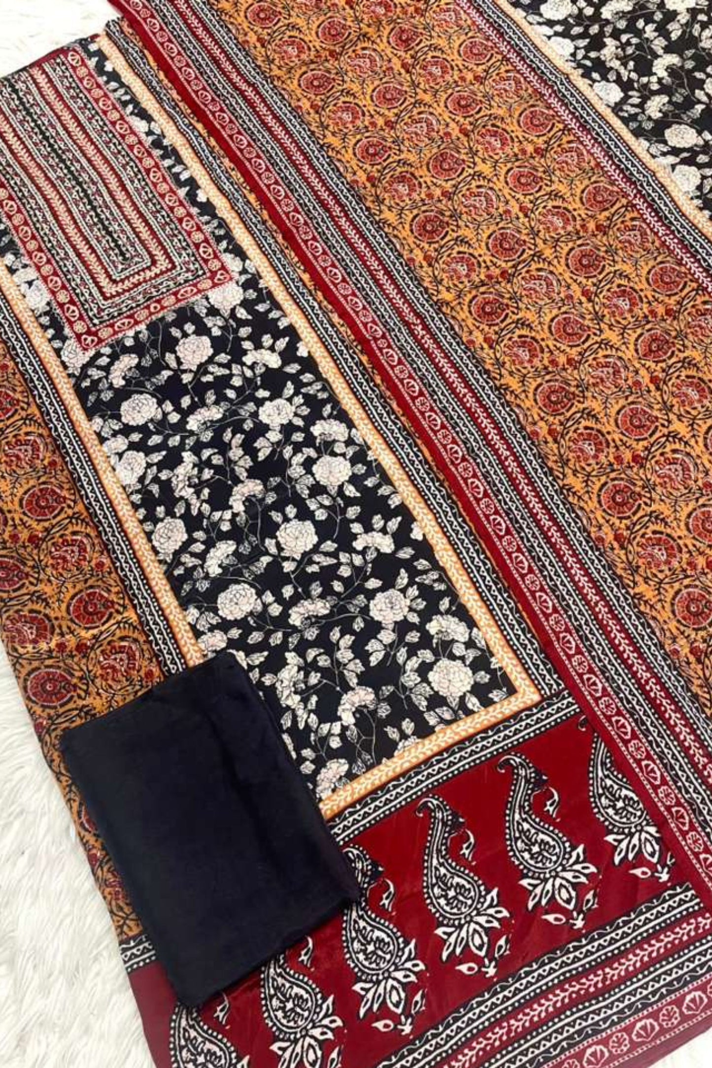 Royal Touch: Embroidered Crepe Series