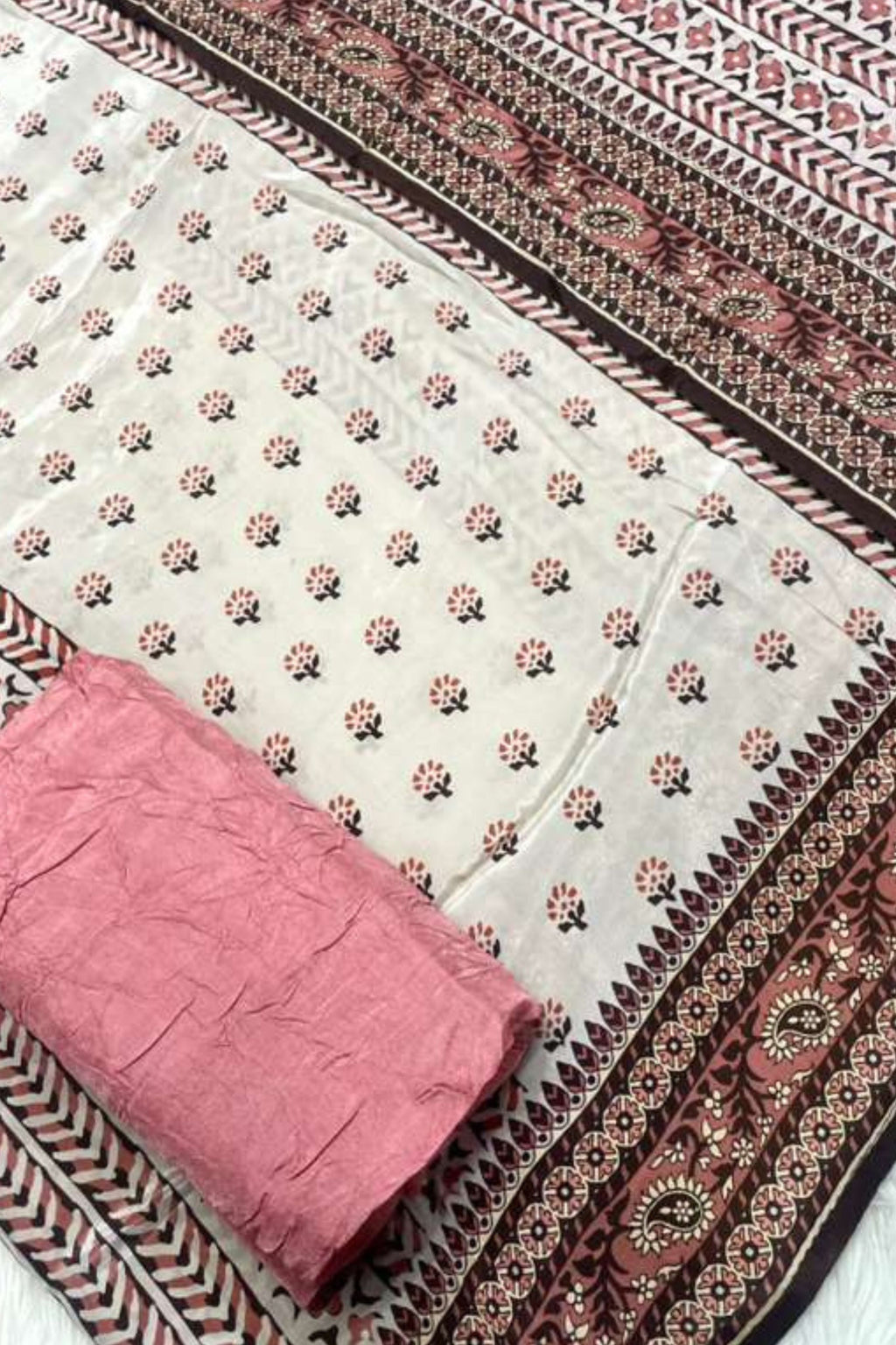 Royal Touch: Embroidered Crepe Series