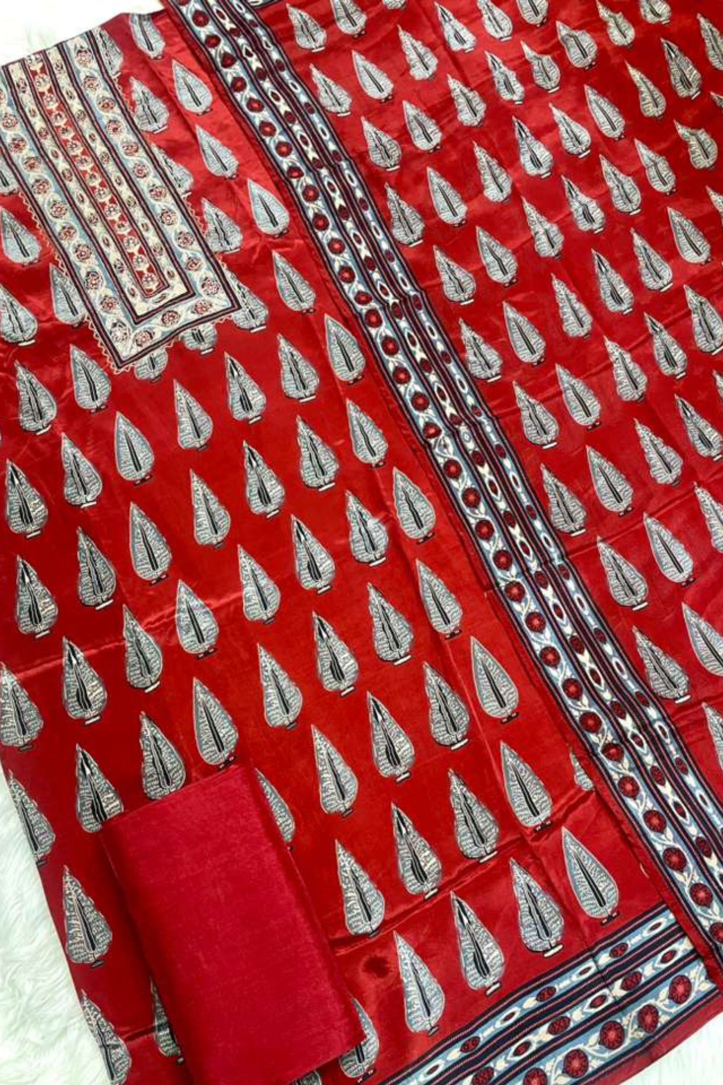 Royal Touch: Embroidered Crepe Series