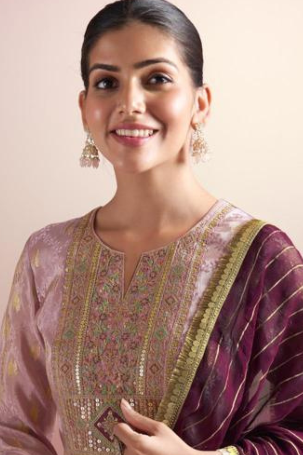 Pure Muslin Shalwar Suit