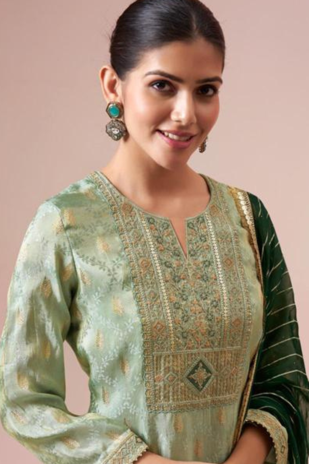 Pure Muslin Shalwar Suit