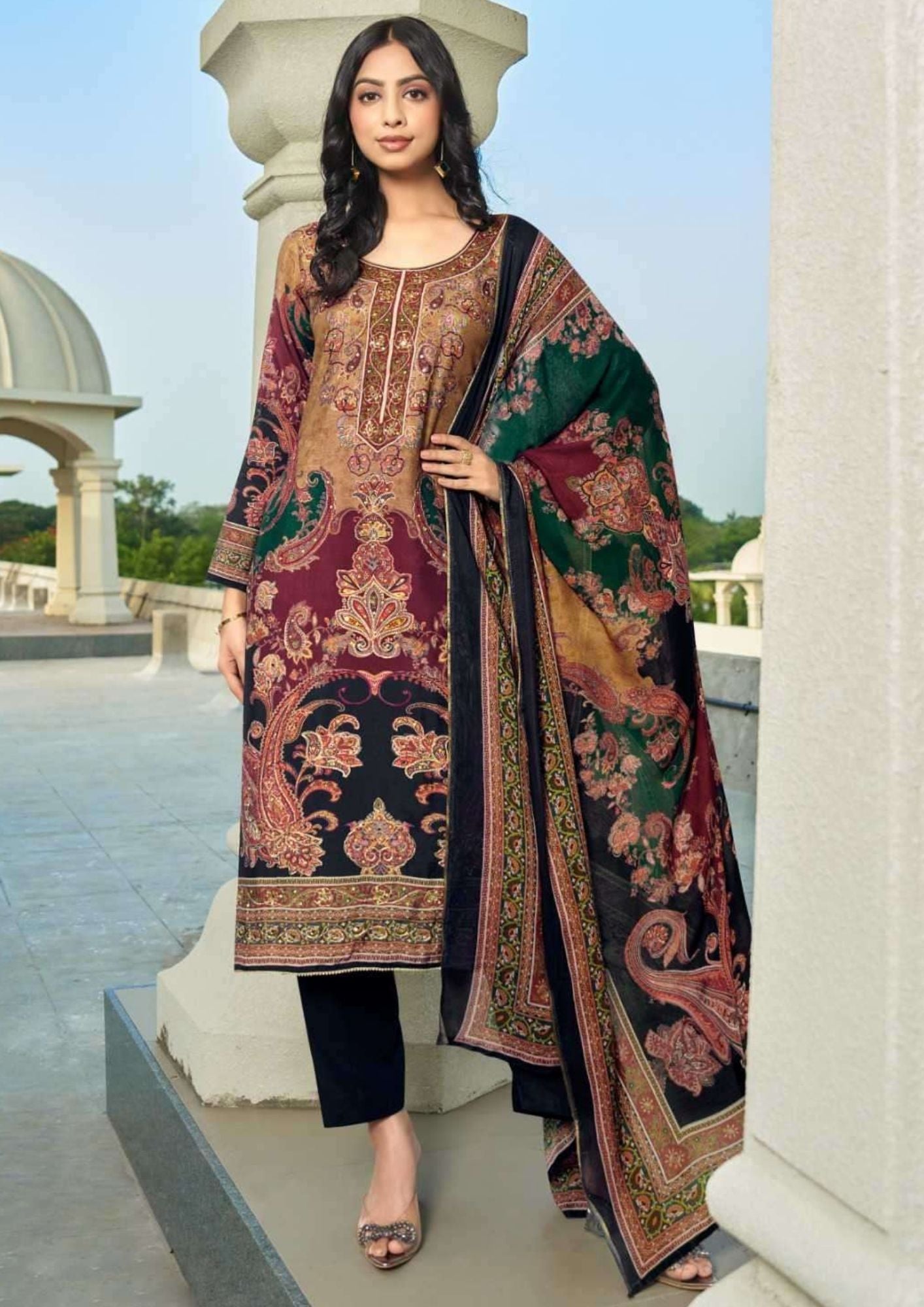 Adhitri Muslin Designer Perfection - 1004