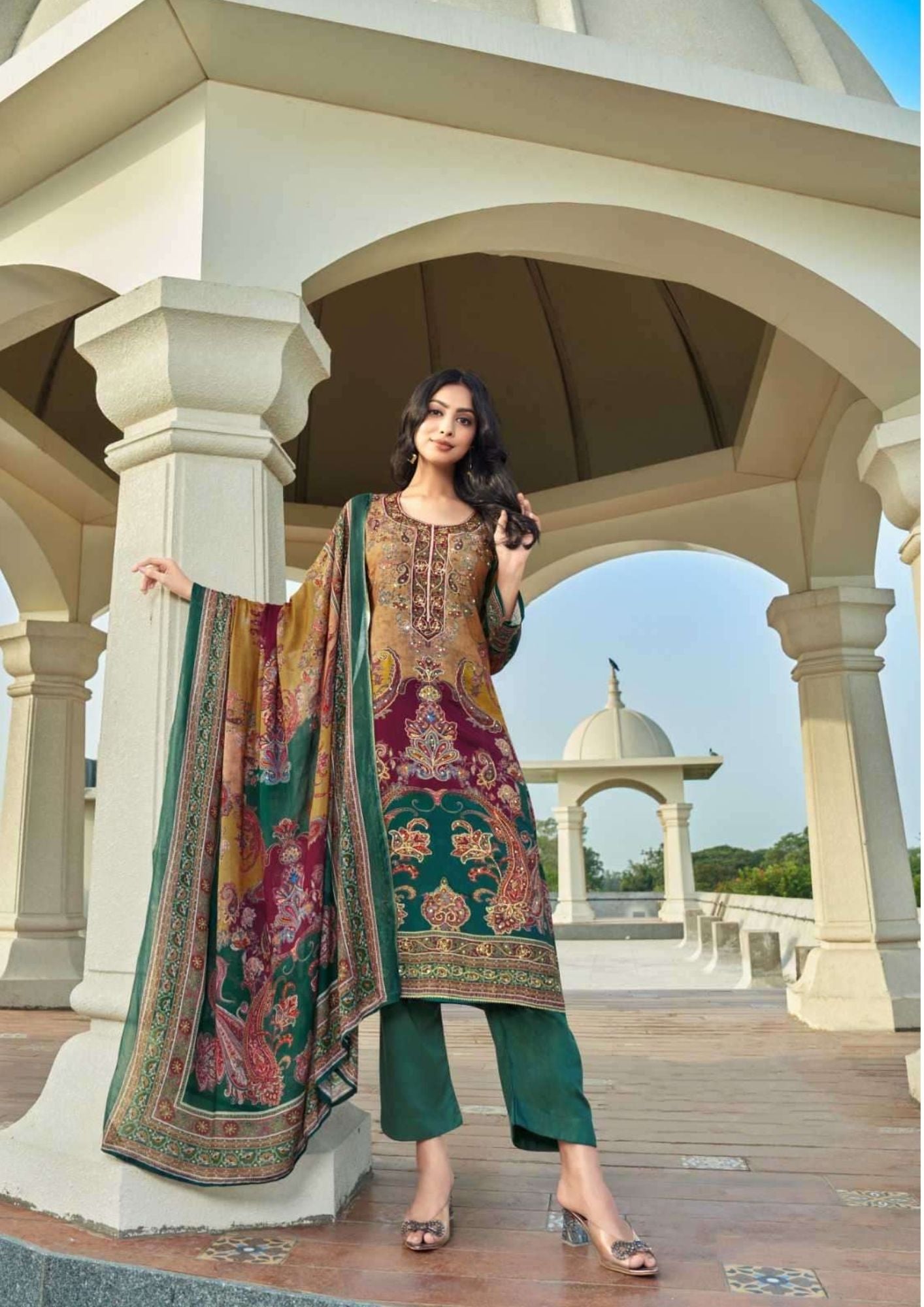 Adhitri Muslin Designer Perfection - 1001