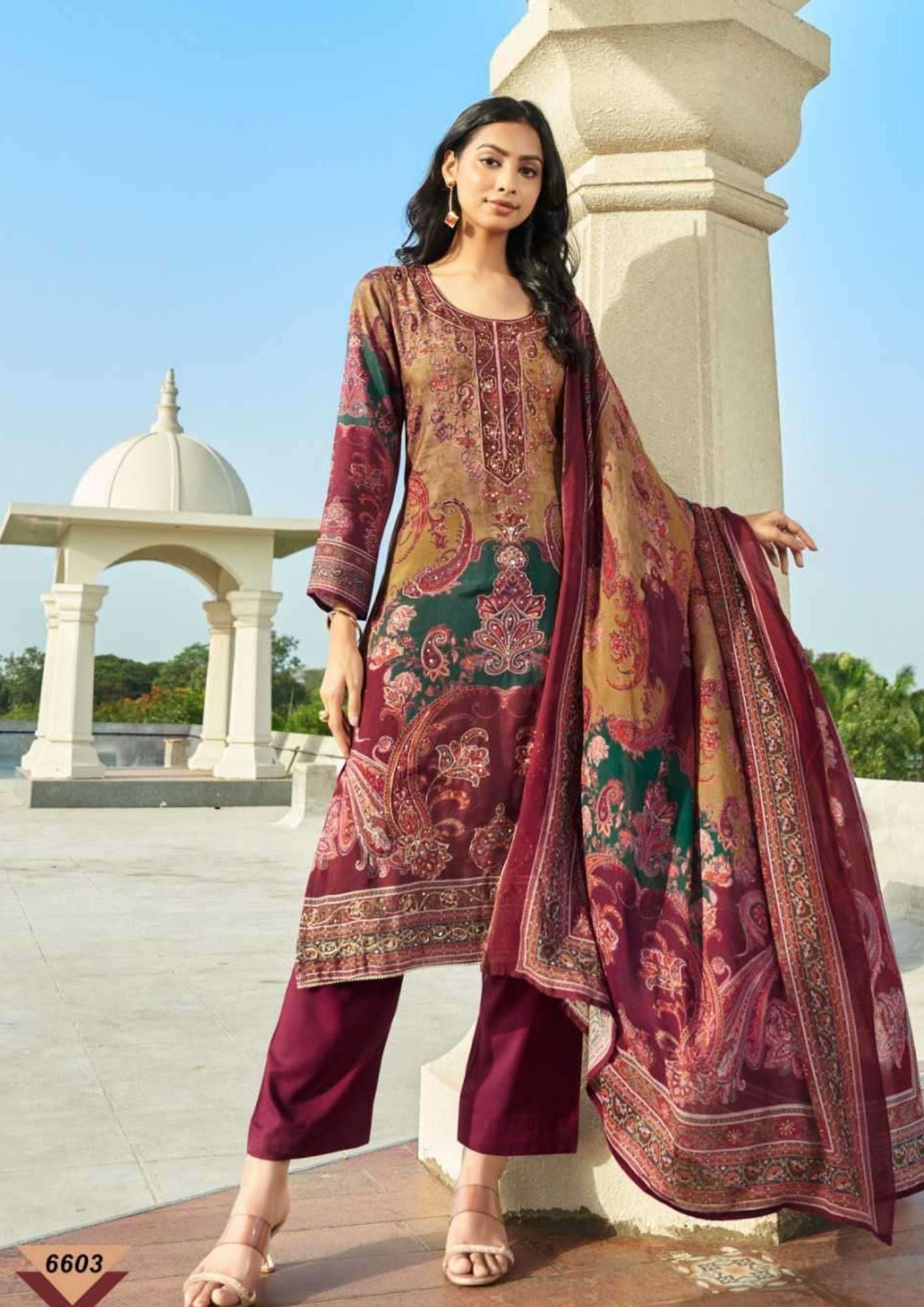 Adhitri Muslin Designer Perfection - 1002