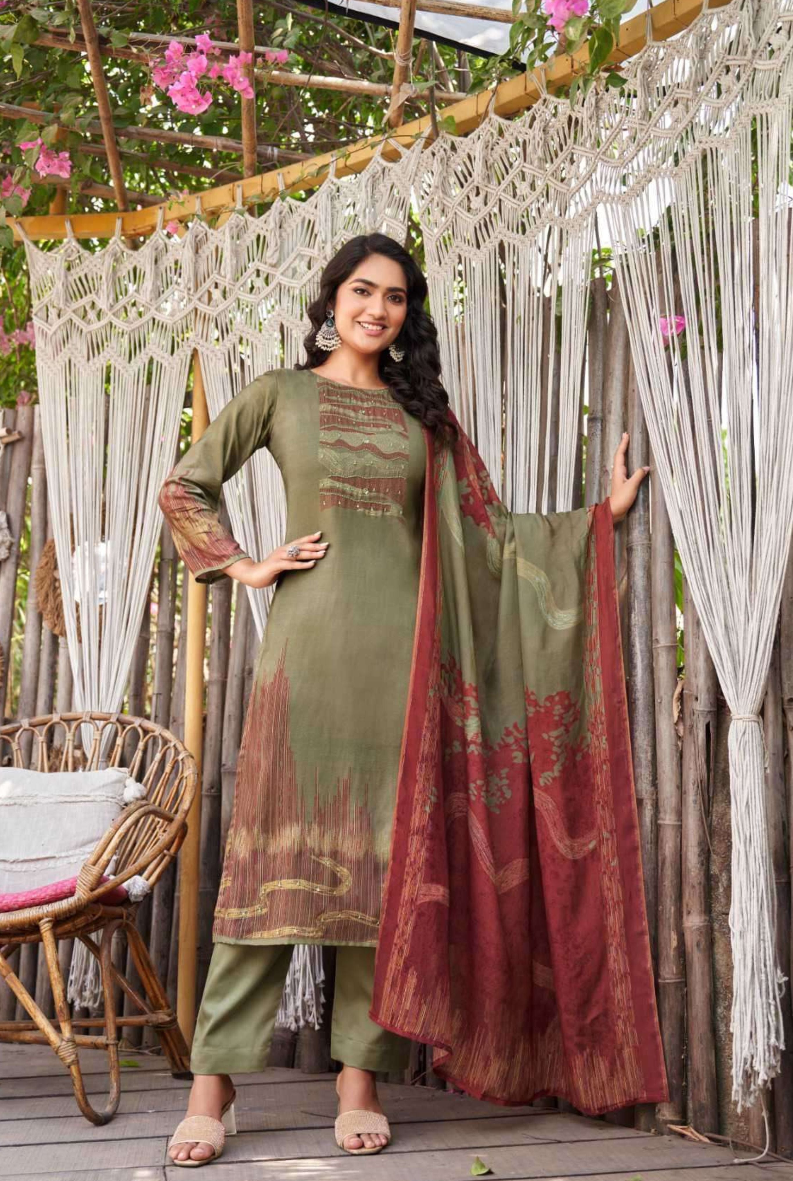 Muslin Graceful Designer Edit