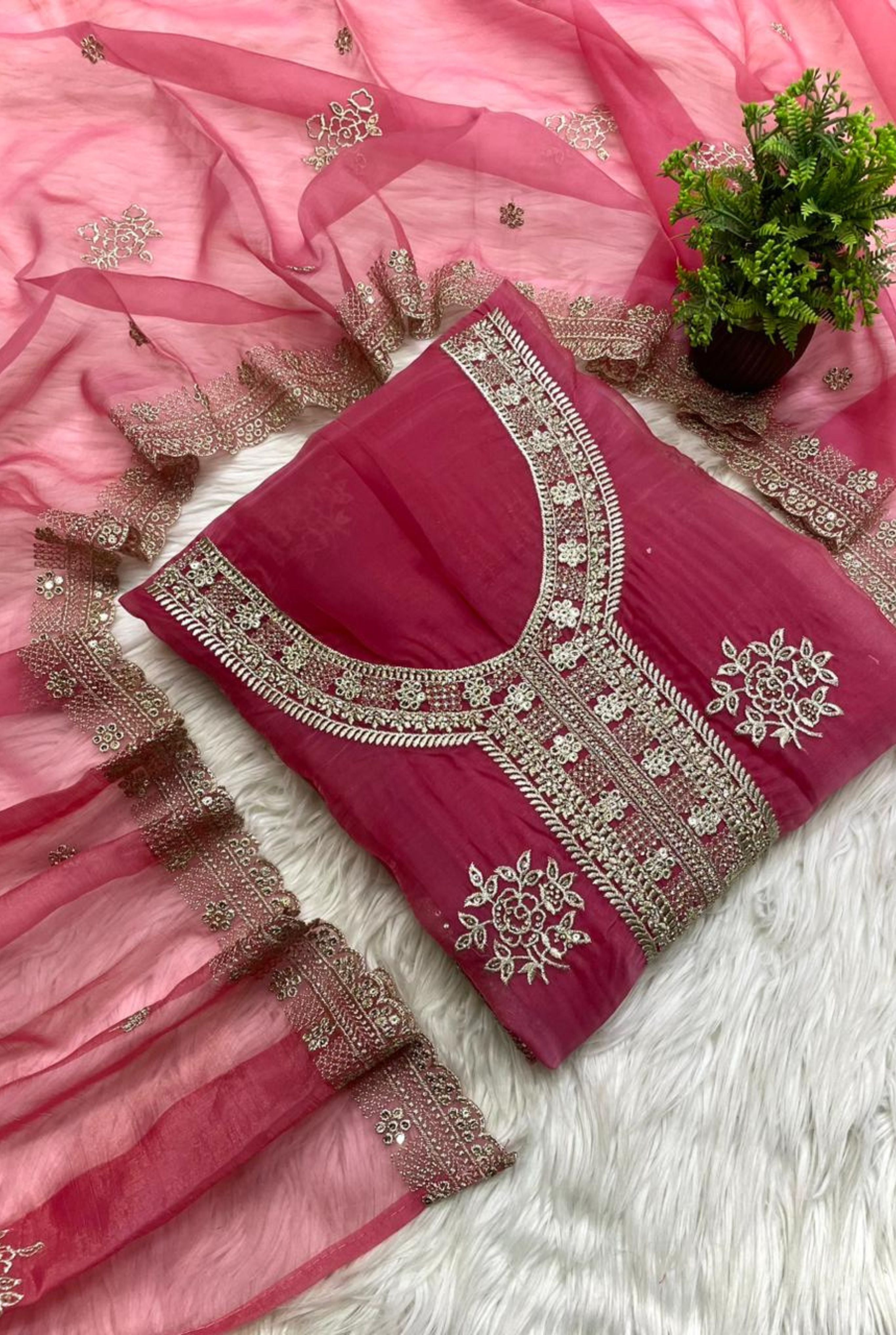 Supreme Organza Embellished Set | 201