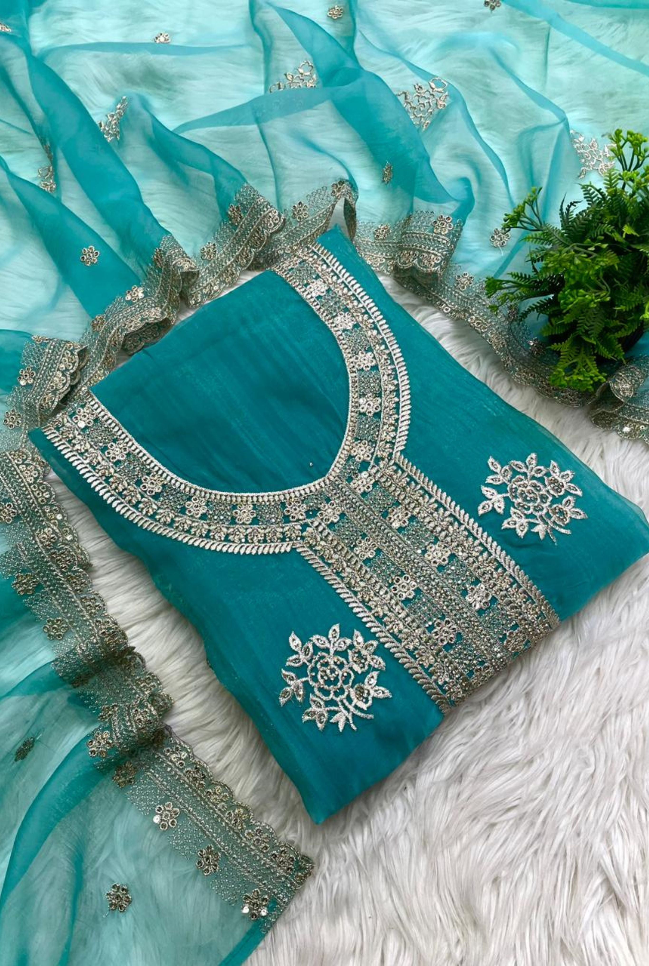 Supreme Organza Embellished Set | 202