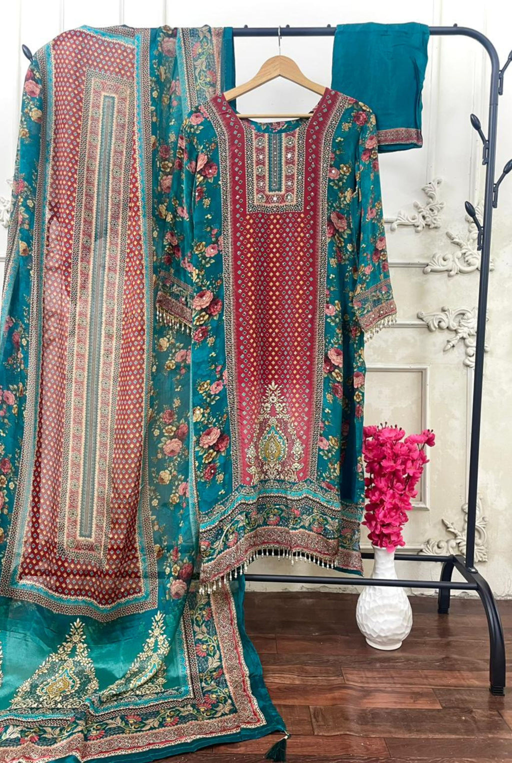 Premium Handwork crepe set | 1703