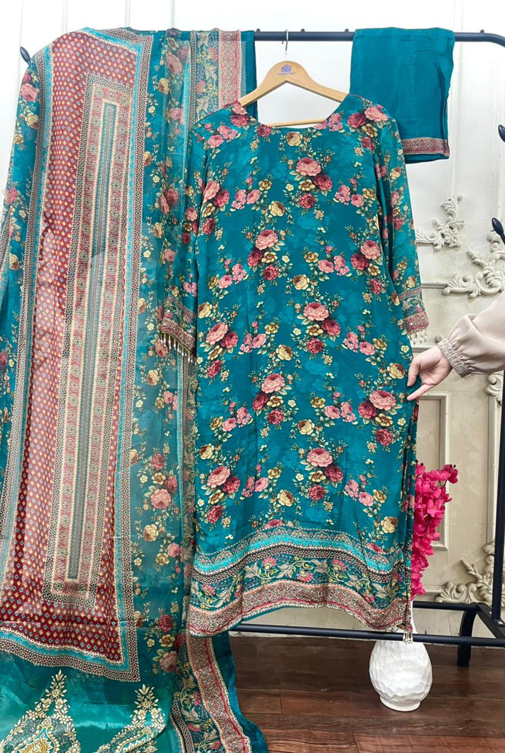 Premium Handwork crepe set | 1703