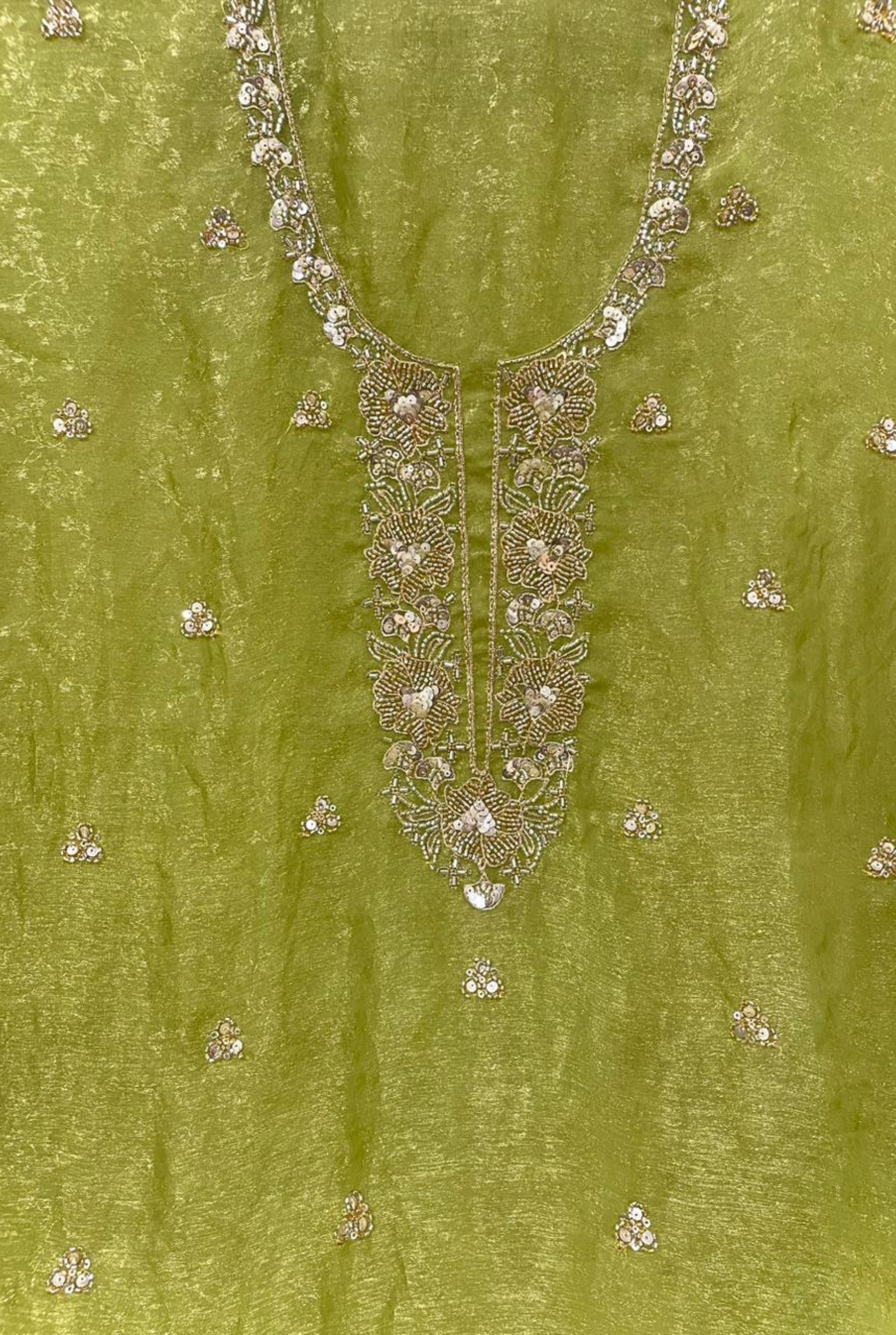 Elegant Shimmer Organza Designer Set | 04