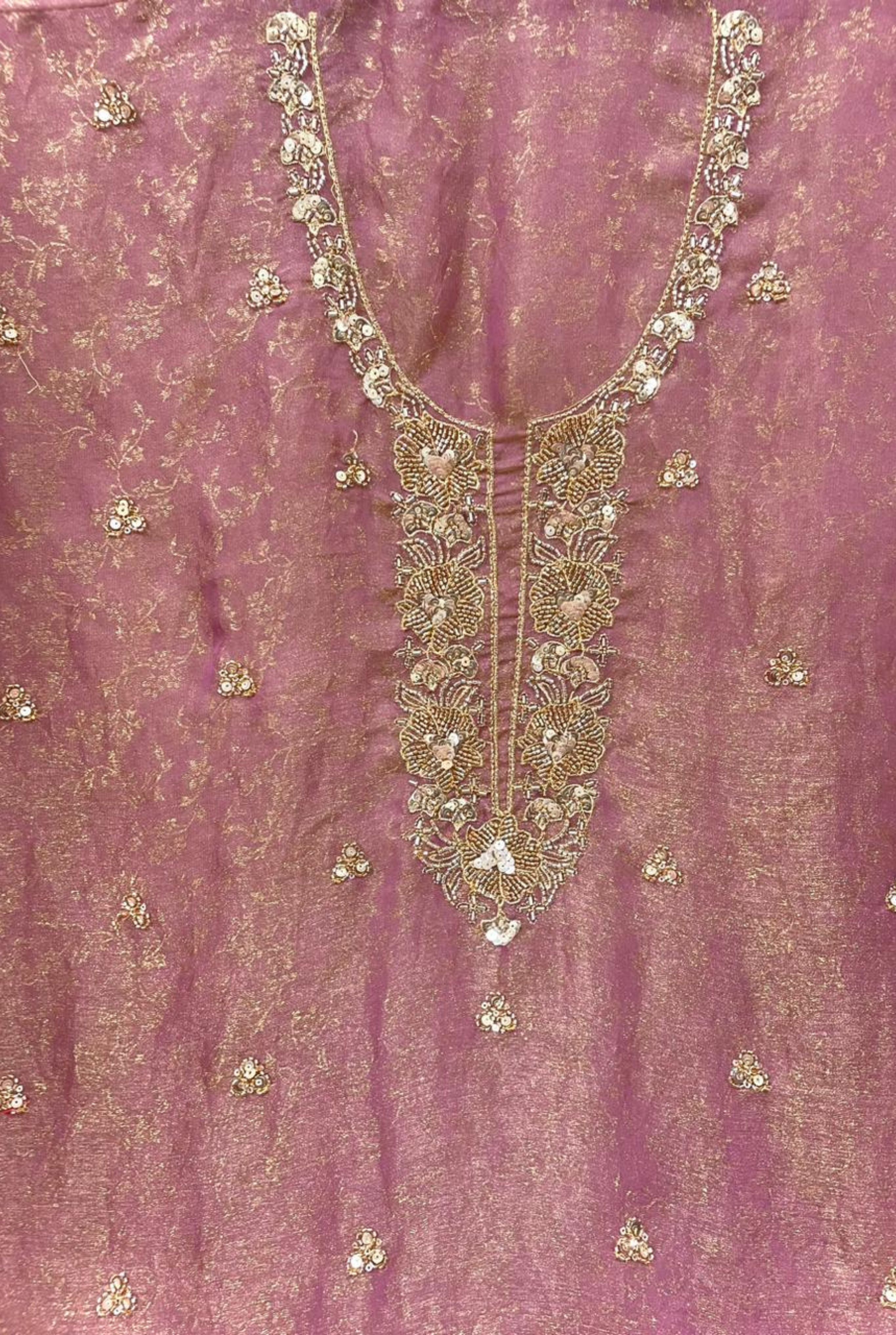 Elegant Shimmer Organza Designer Set | 03