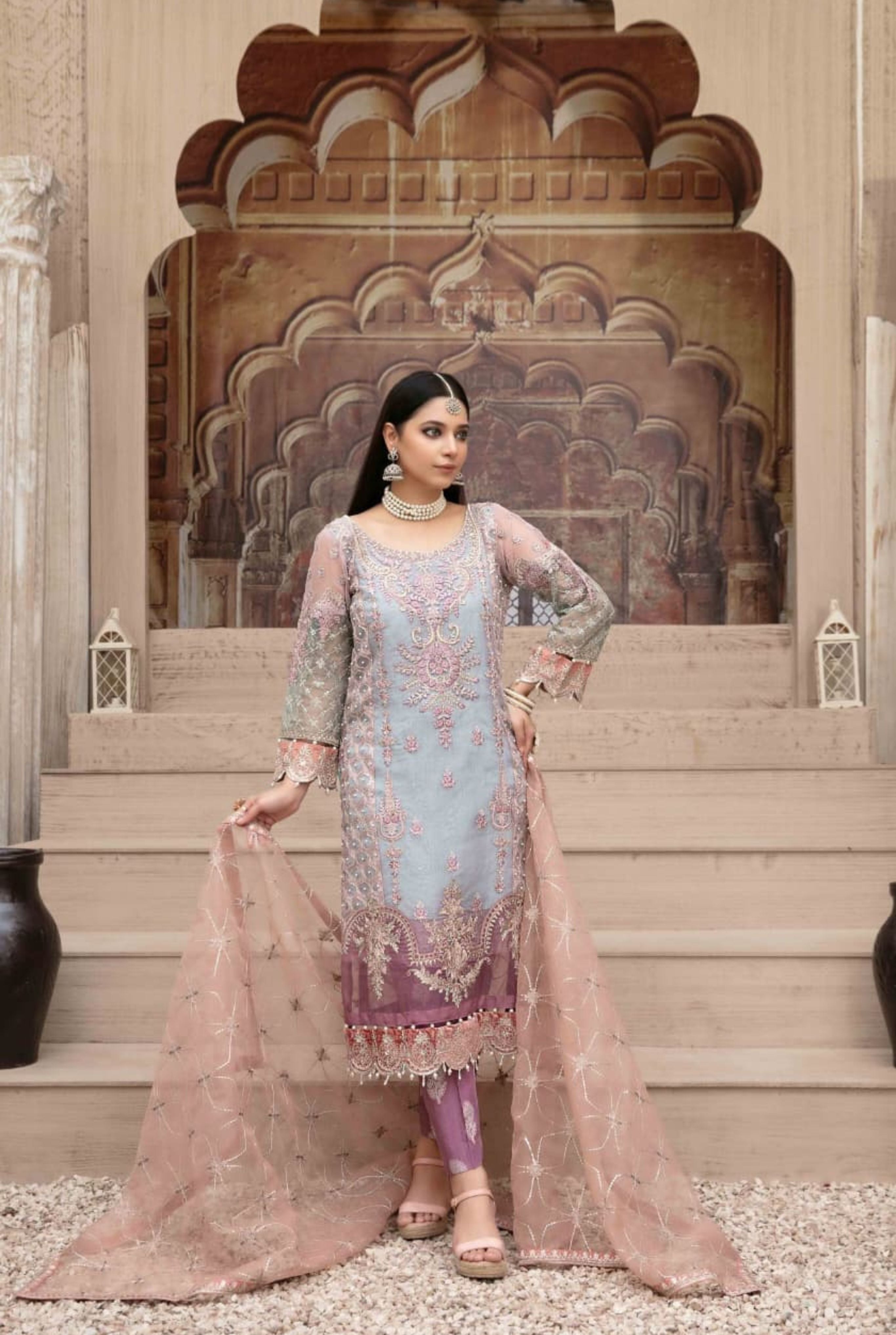 Tawakkal Graceful Embroidered Collection - C1254